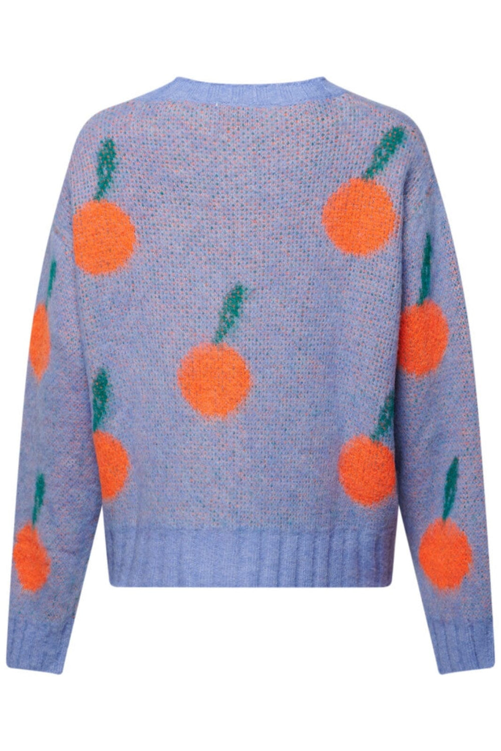 Forudbestilling - Noella - Lena Knit Sweater - Orange (Maj/Juni) Strikbluser 
