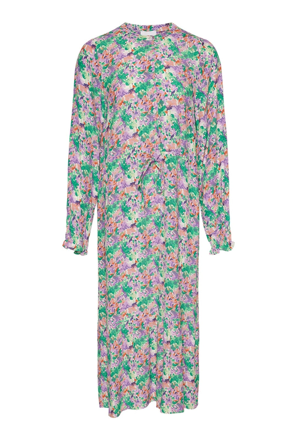 Forudbestilling - Noella - Miu Dress - Lilac/green blurry flower (Februar) Kjoler 