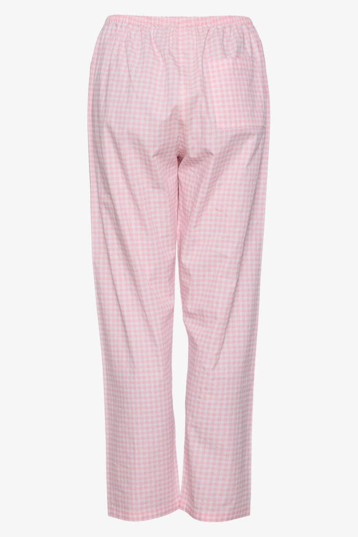 Forudbestilling - Sissel Edelbo - Asta Organic Cotton Pants - Pink Checks (Maj/Juni) Bukser 
