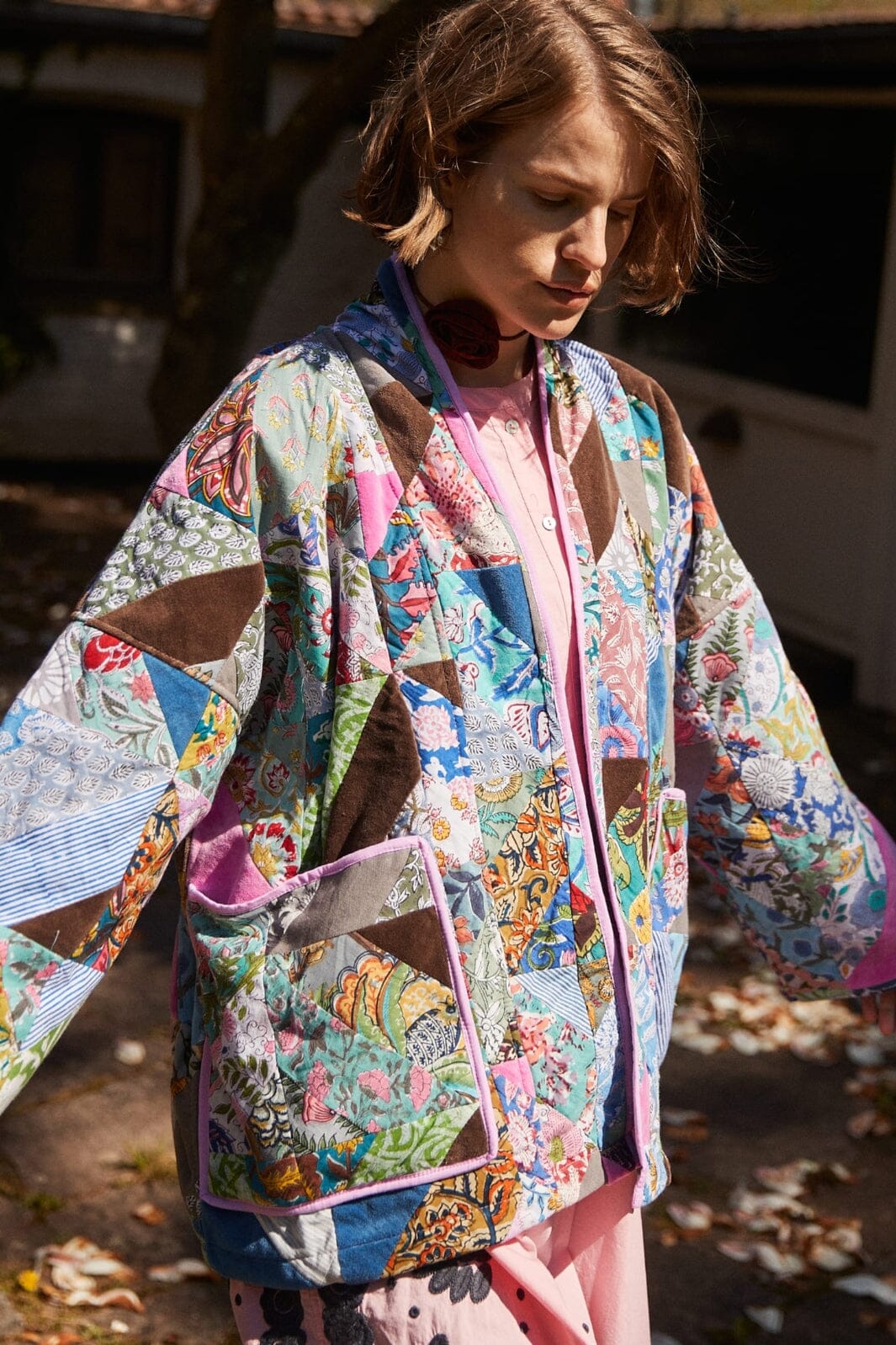 Forudbestilling - Sissel Edelbo - Elliot Vintage Patchwork Jacket - Multi Jakker 