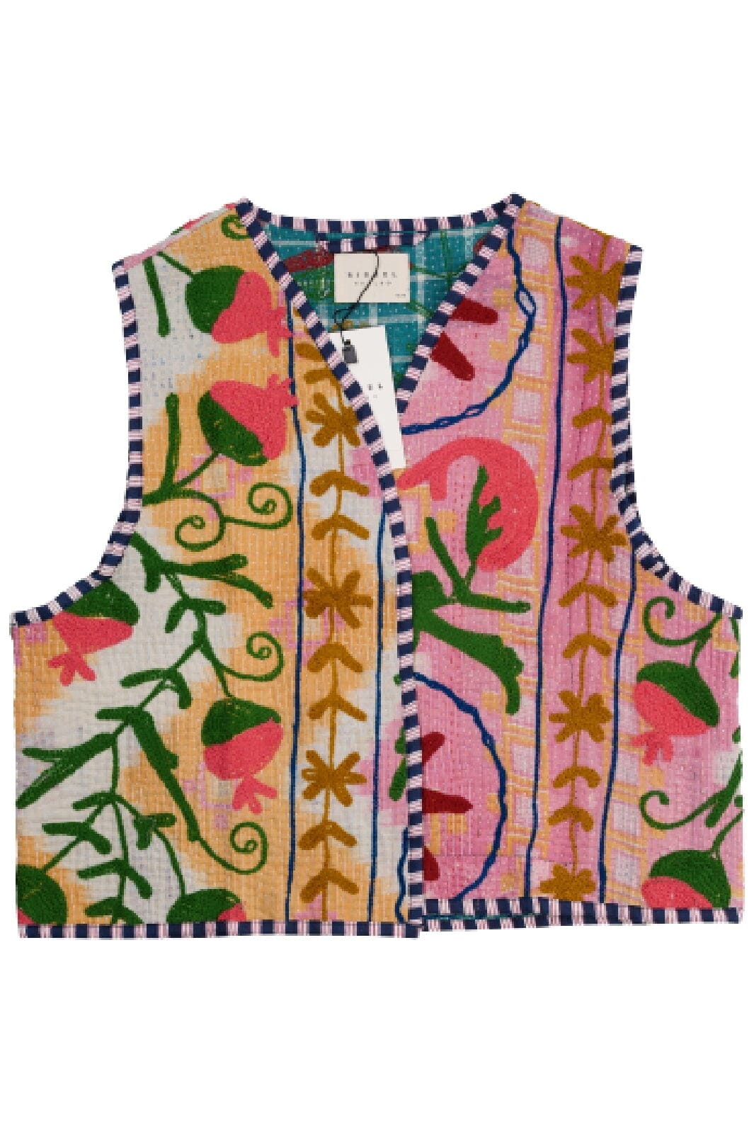 Forudbestilling - Sissel Edelbo - Gro Kantha Suzani Vest - No. 52 Veste 