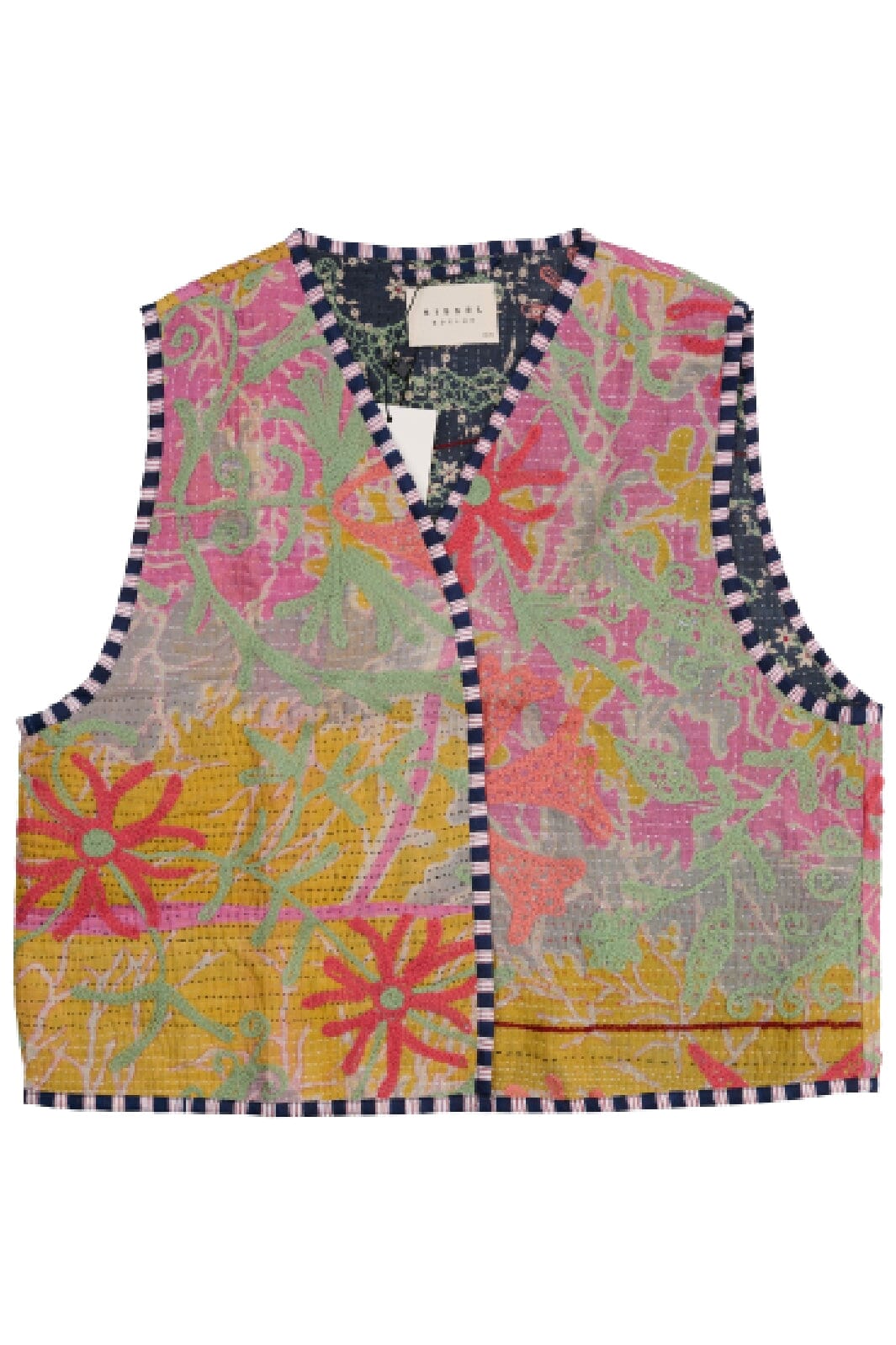Forudbestilling - Sissel Edelbo - Gro Kantha Suzani Vest - No. 69 Veste 