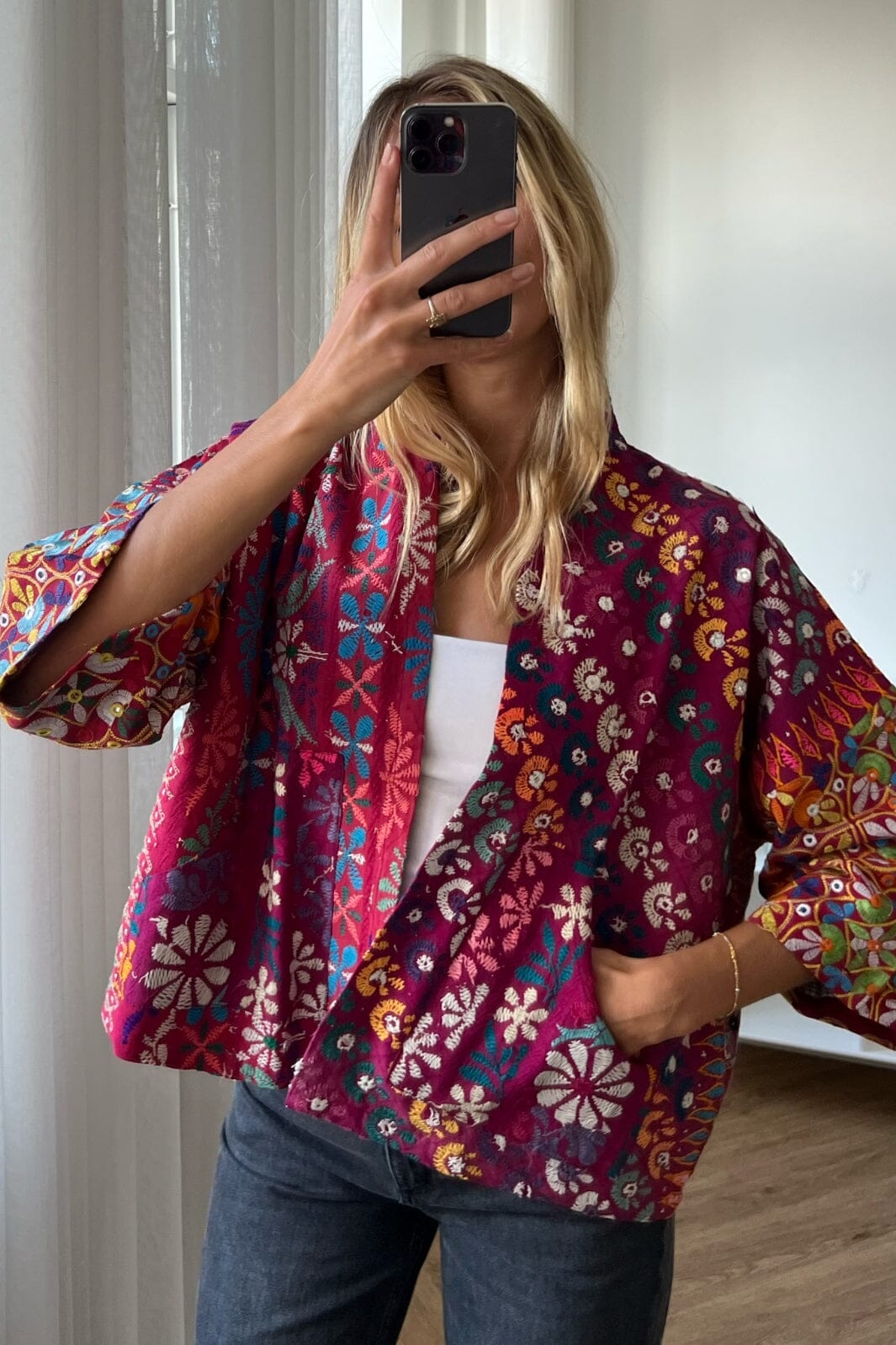 Forudbestilling - Sissel Edelbo - Jasmin Embroidery Blanket Jacket - No. 88 Jakker 