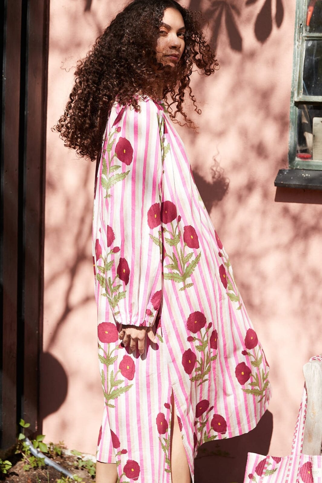 Forudbestilling - Sissel Edelbo - Lara Organic Cotton Dress - Poppy Rose Kjoler 