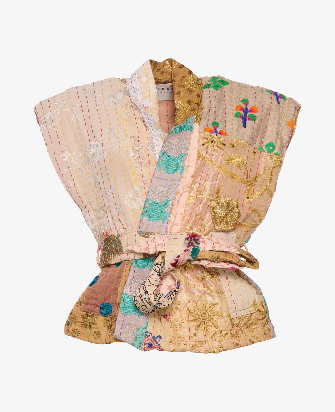 Forudbestilling - Sissel Edelbo - Nellie Embroidery Patchwork Vest,Nellie Embroidery Patchwork Vest - No. 3 Veste 