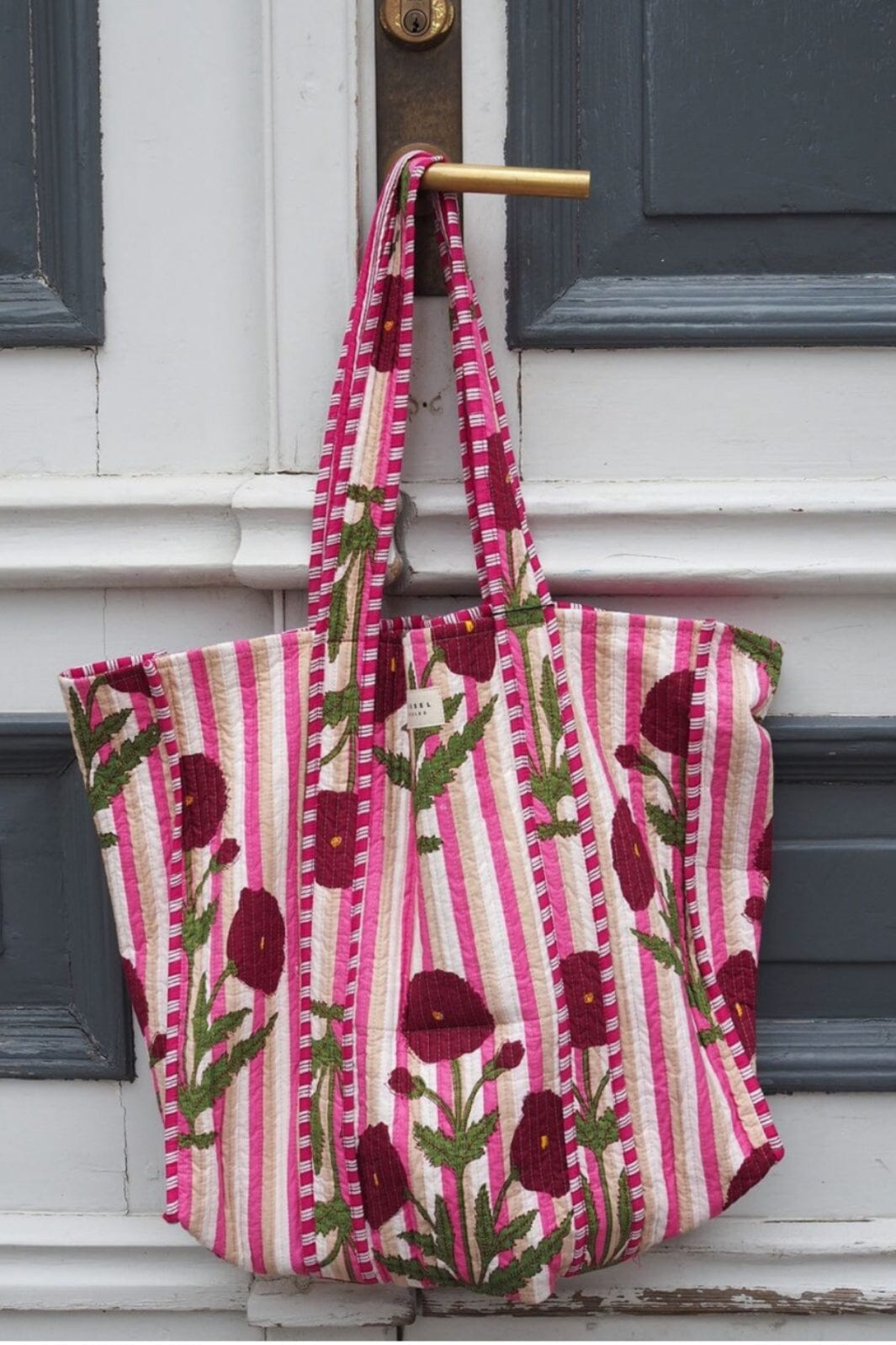 Forudbestilling - Sissel Edelbo - Pricilla Organic Cotton Bag - Poppy Rose Tasker 