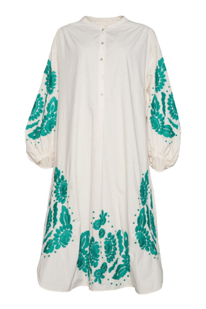 Forudbestilling - Sissel Edelbo - Rikke Organic Cotton Shirt Dress - Off-White - (Februar) Kjoler 