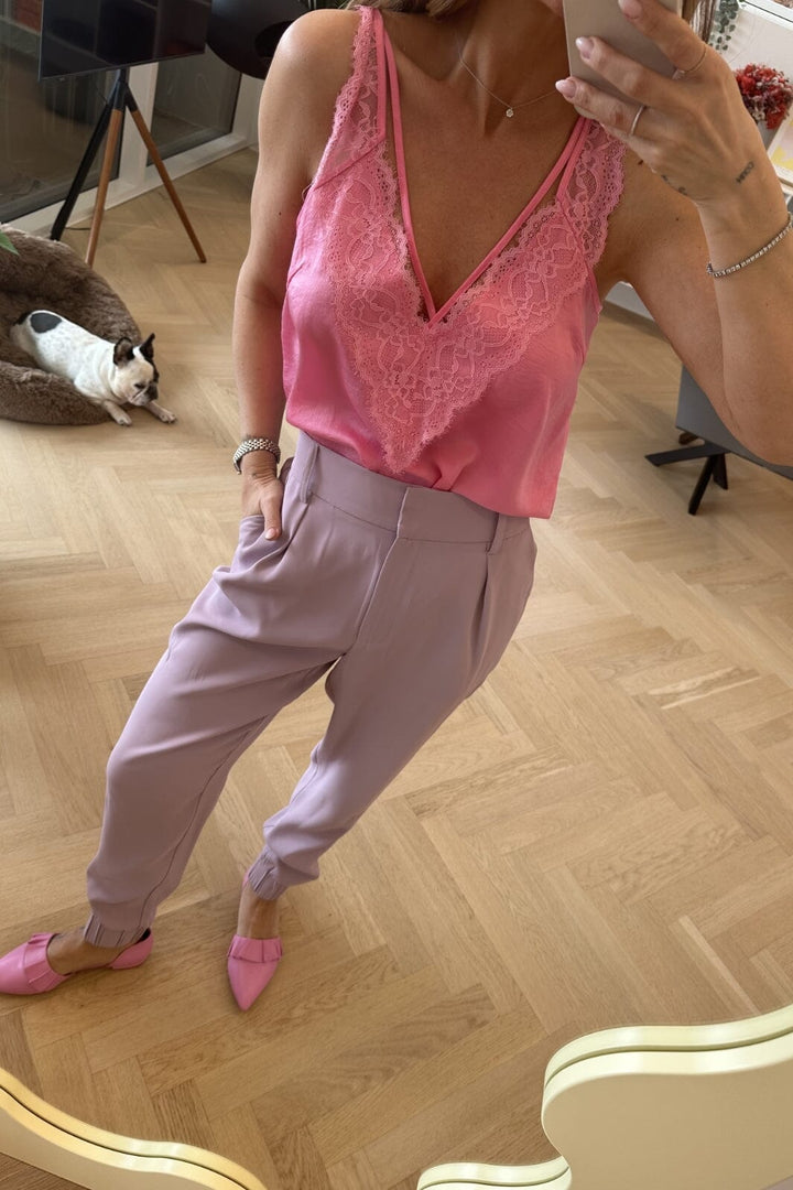 Forudbestilling - Valentin Studio - String Top - Pink (Marts/April) Toppe 