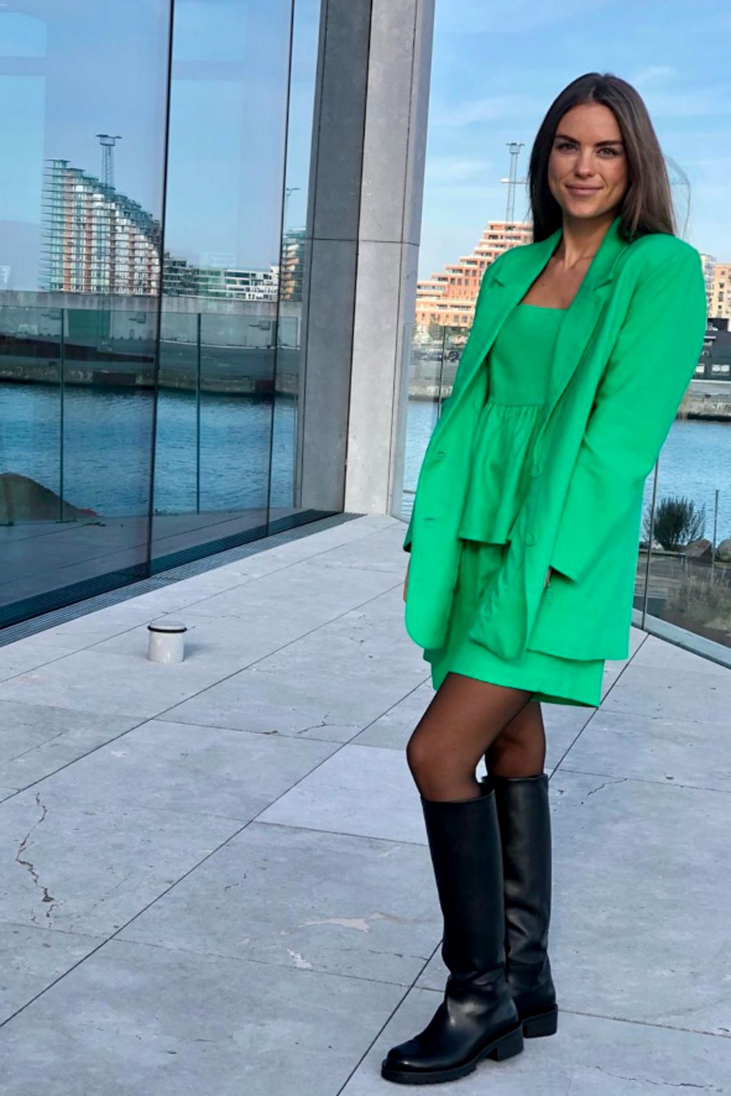 Forudbestilling - Y.A.S - YasIsma Hw Shorts - Irish Green (Marts) Shorts 