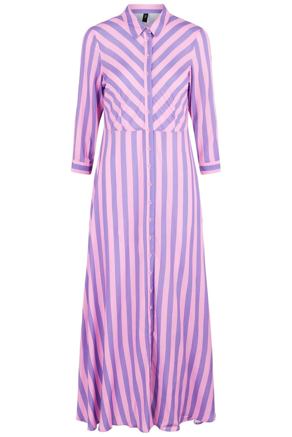 Forudbestilling - Y.A.S - YasSavanna Long Shirt Dress - Orchid W. Stripes (Januar) Kjoler 