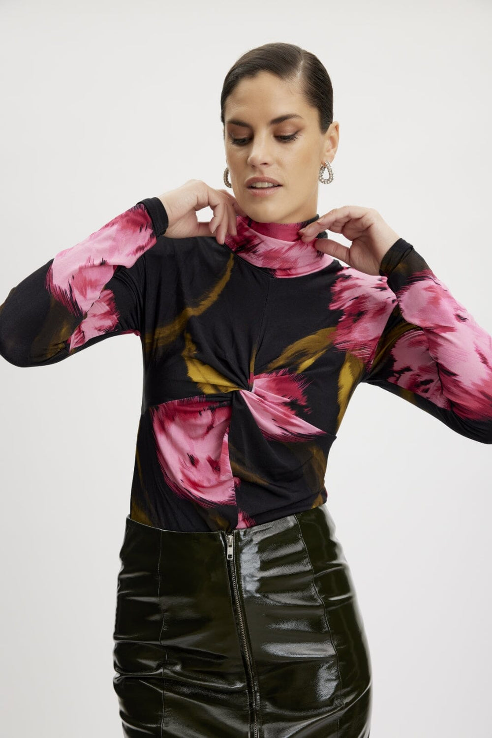 Gestuz - AlineGZ P blouse - Pink Flower Bluser 