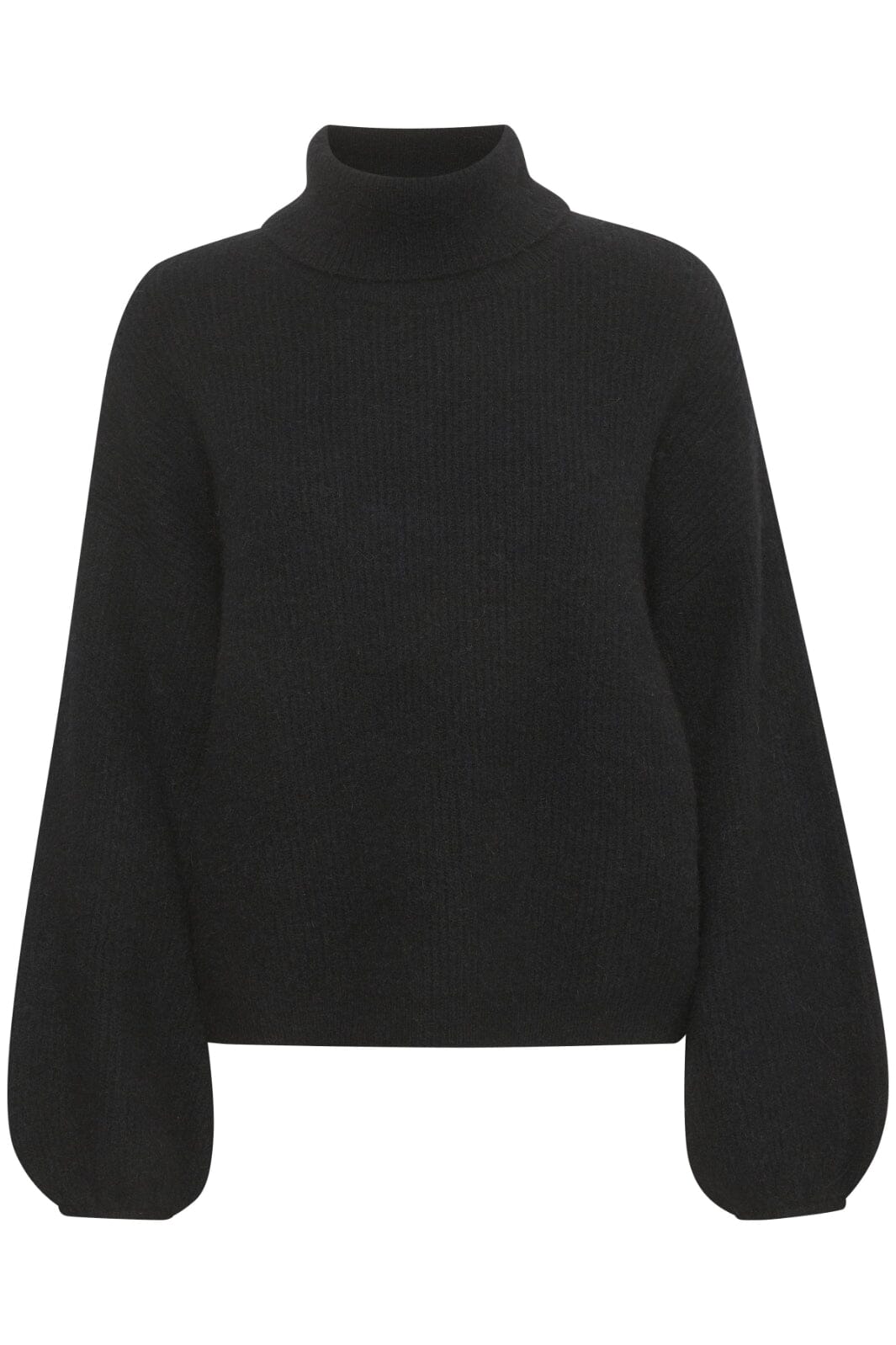 Gestuz - AlphaGZ ls rollneck - Black Strikbluser 