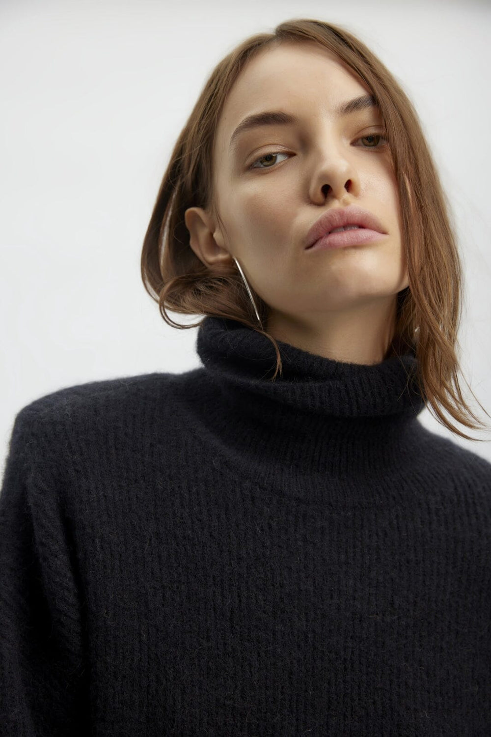 Gestuz - AlphaGZ ls rollneck - Black Strikbluser 