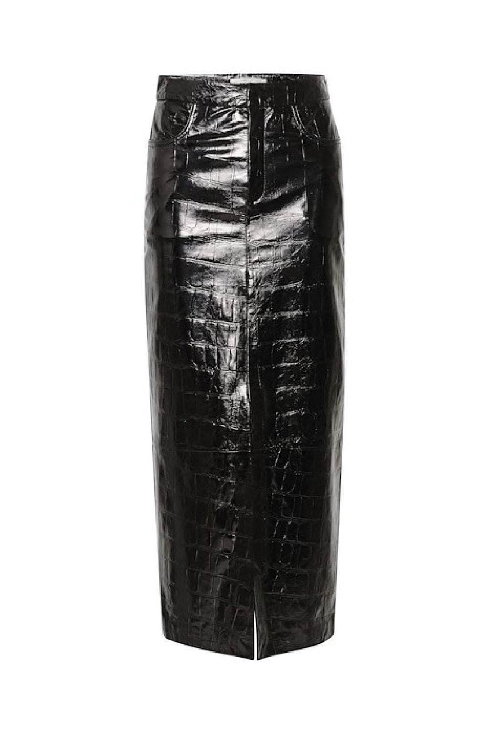 Gestuz - AnafeeGZ HW long skirt - Black Nederdele 