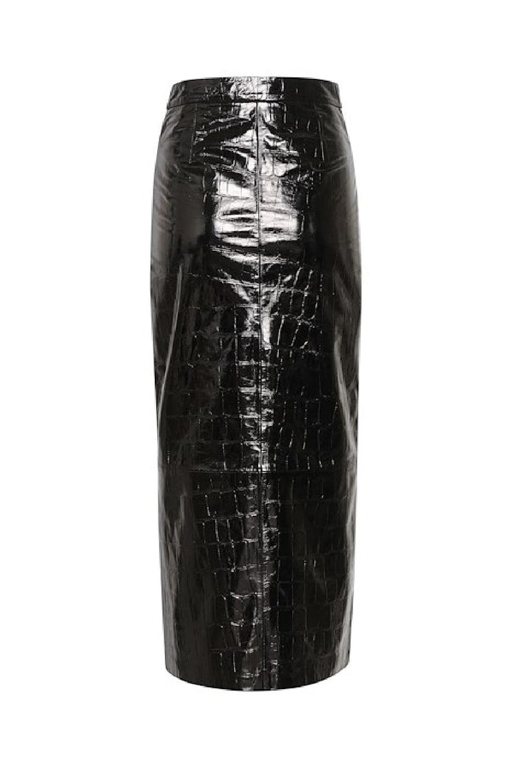 Gestuz - AnafeeGZ HW long skirt - Black Nederdele 