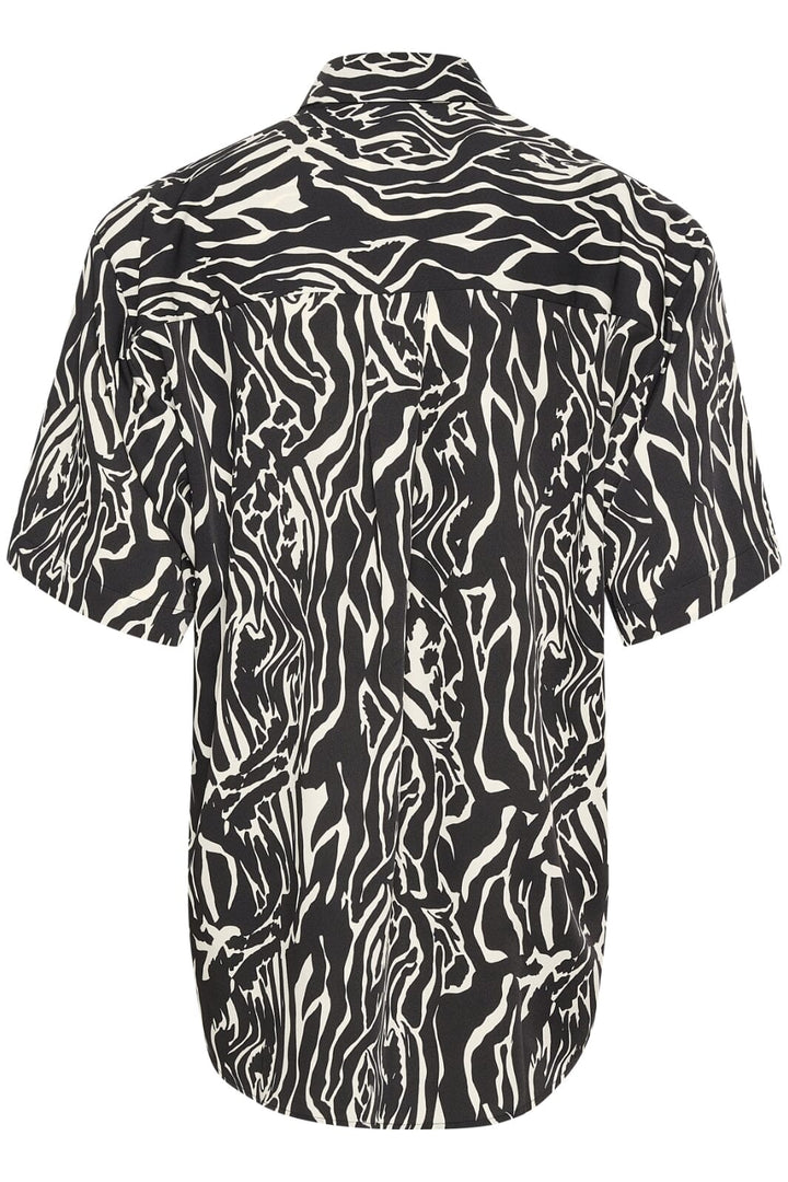 Gestuz - BrayaGZ P ss shirt - Art zebra Skjorter 
