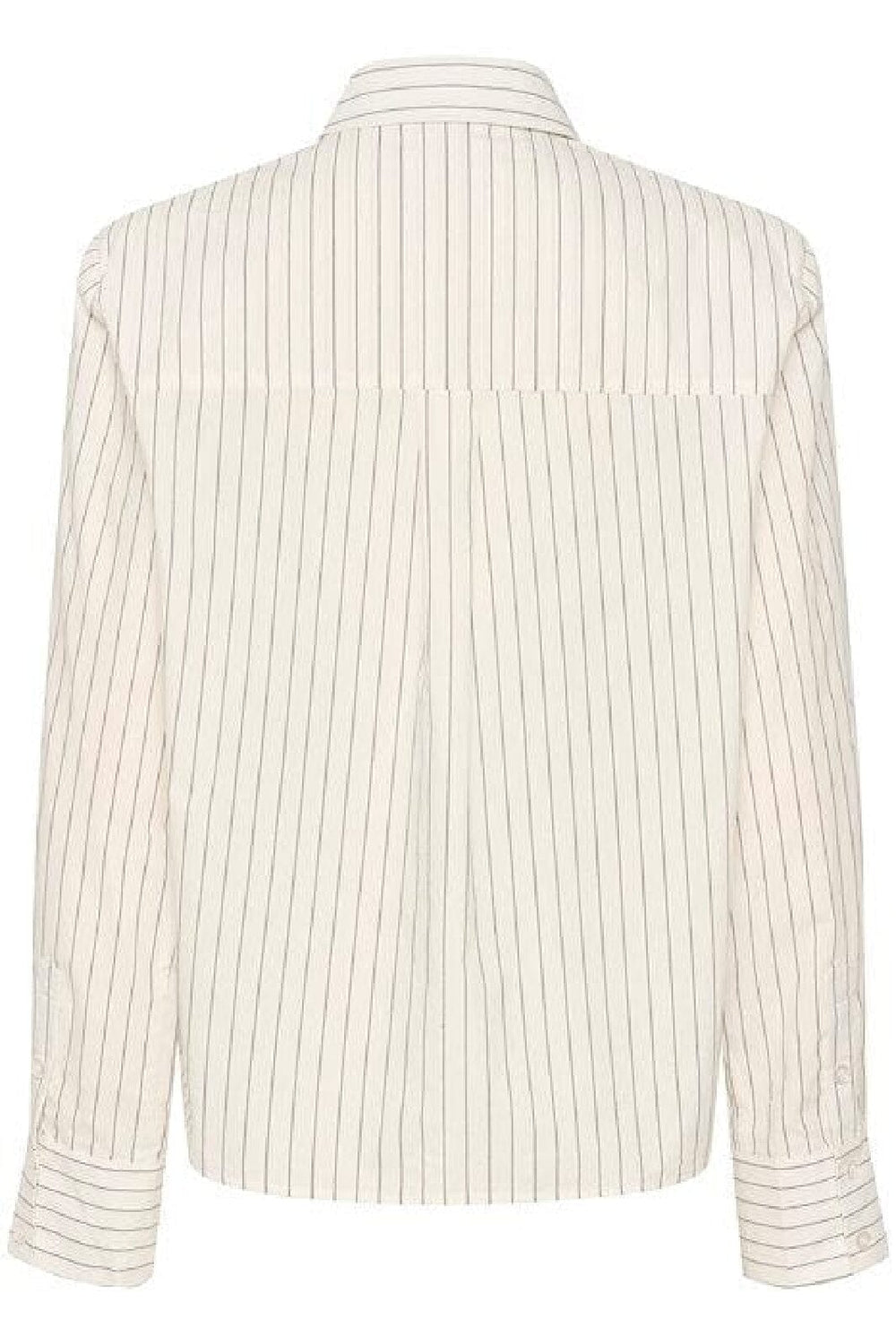 Gestuz - CymaGZ LS shirt - White pinstripe Skjorter 