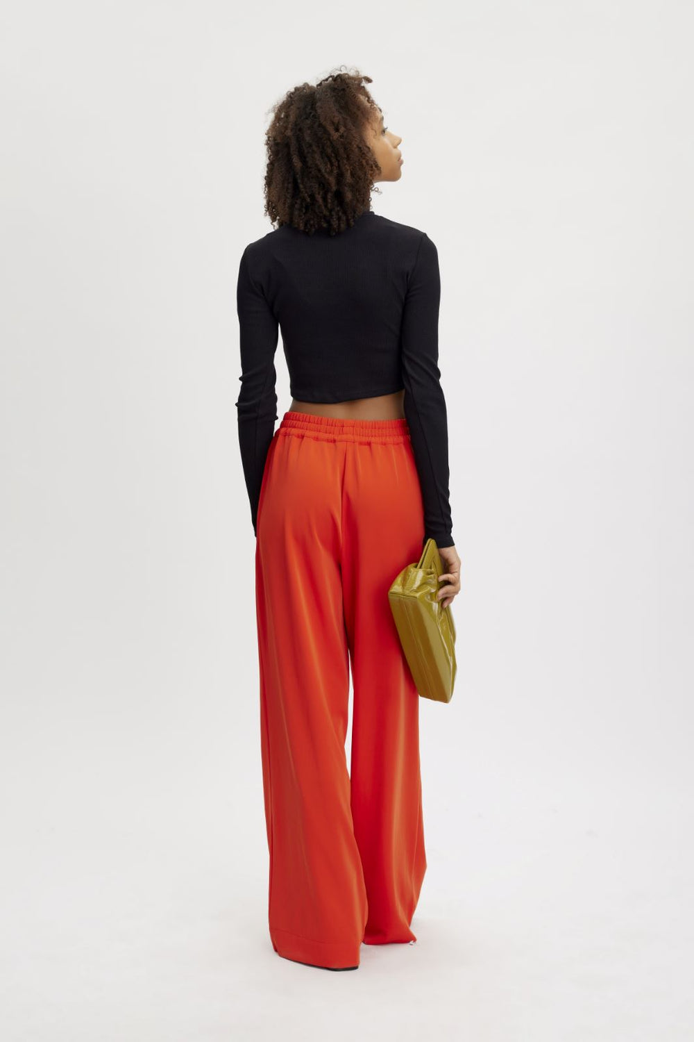 Gestuz - DrewGZ ls cropped rollneck - Black Bluser 