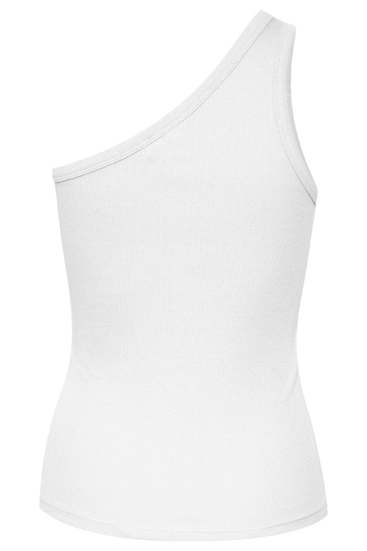 Gestuz - DrewGZ One Shoulder - Bright White Toppe 