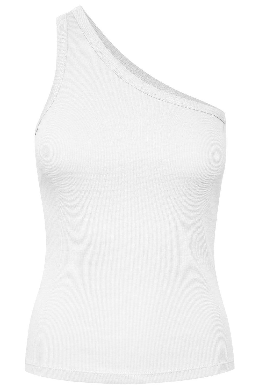 Gestuz - DrewGZ One Shoulder - Bright White Toppe 