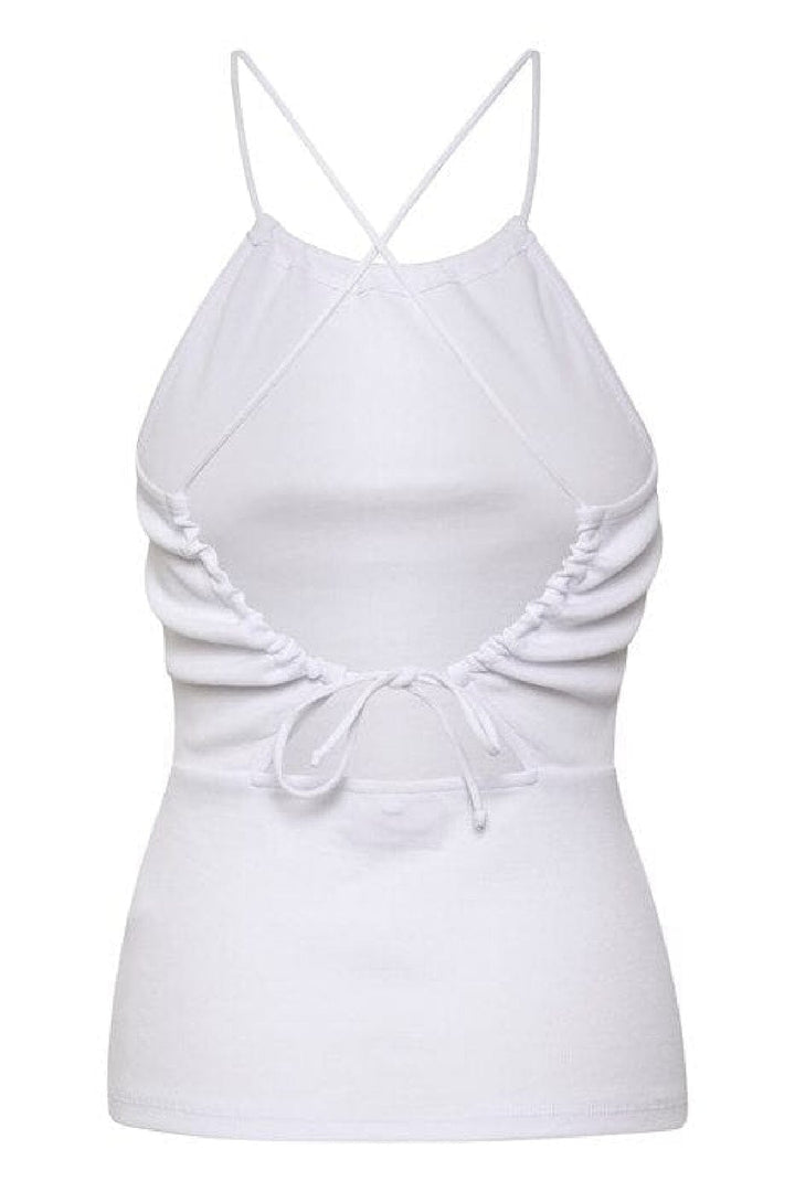 Gestuz - DrewGZ tie top - Bright White Toppe 