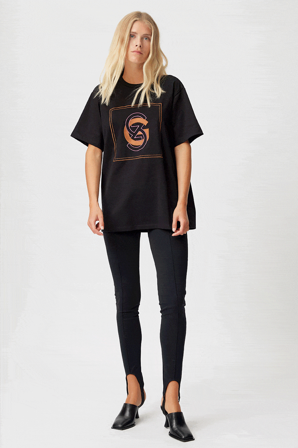 Gestuz - EmeseGz Hw Leggings - Black Leggings 
