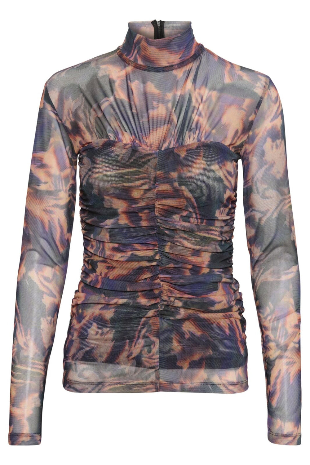 Gestuz - EwaGZ P blouse - Orange Flame Bluser 