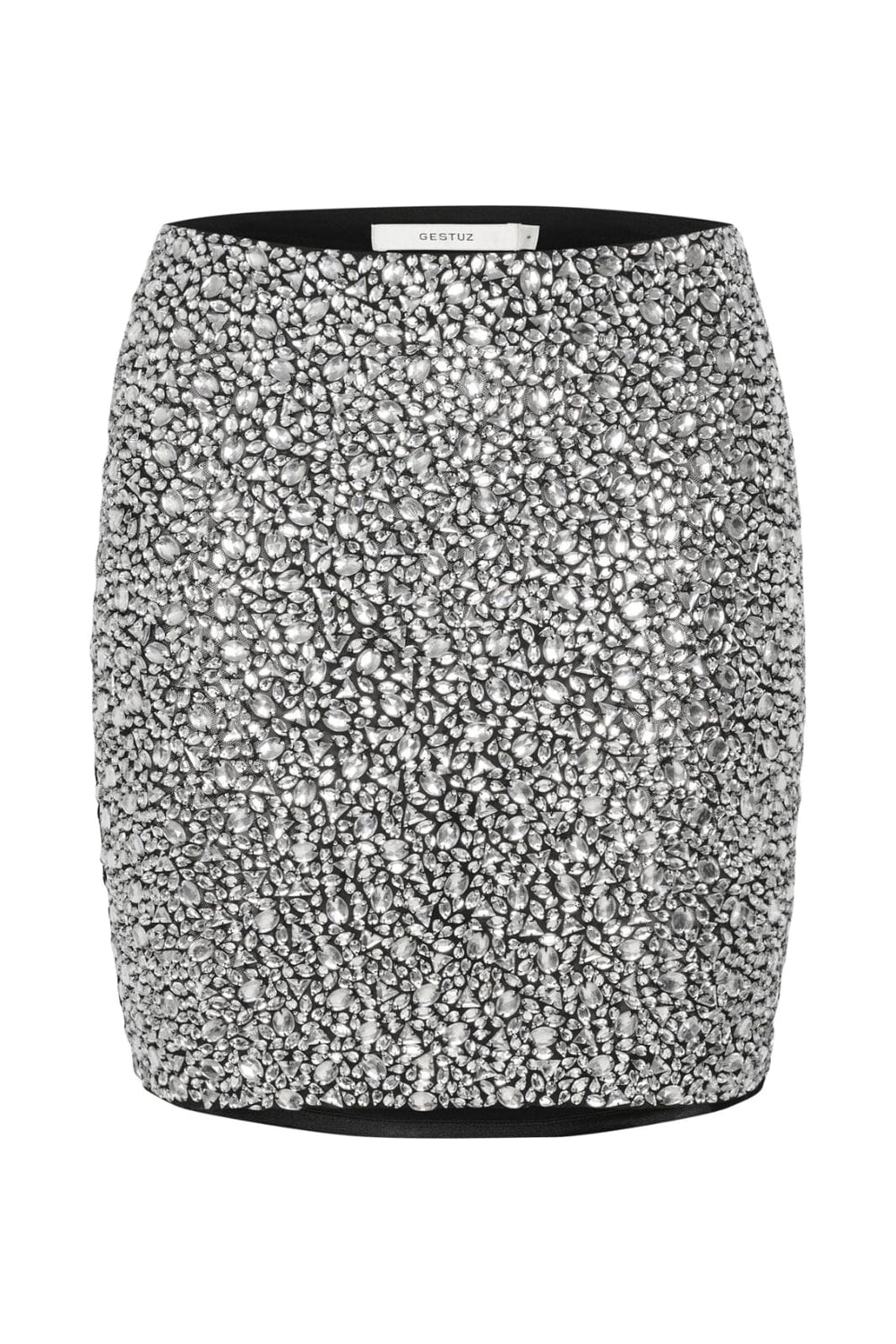 Gestuz - GlitzaGZ MW skirt - Black Nederdele 