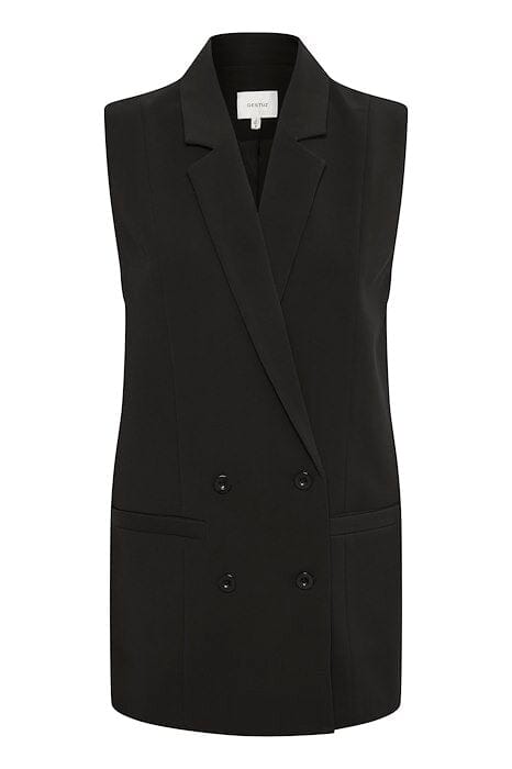 Gestuz - JoelleGZ waistcoat - Black 