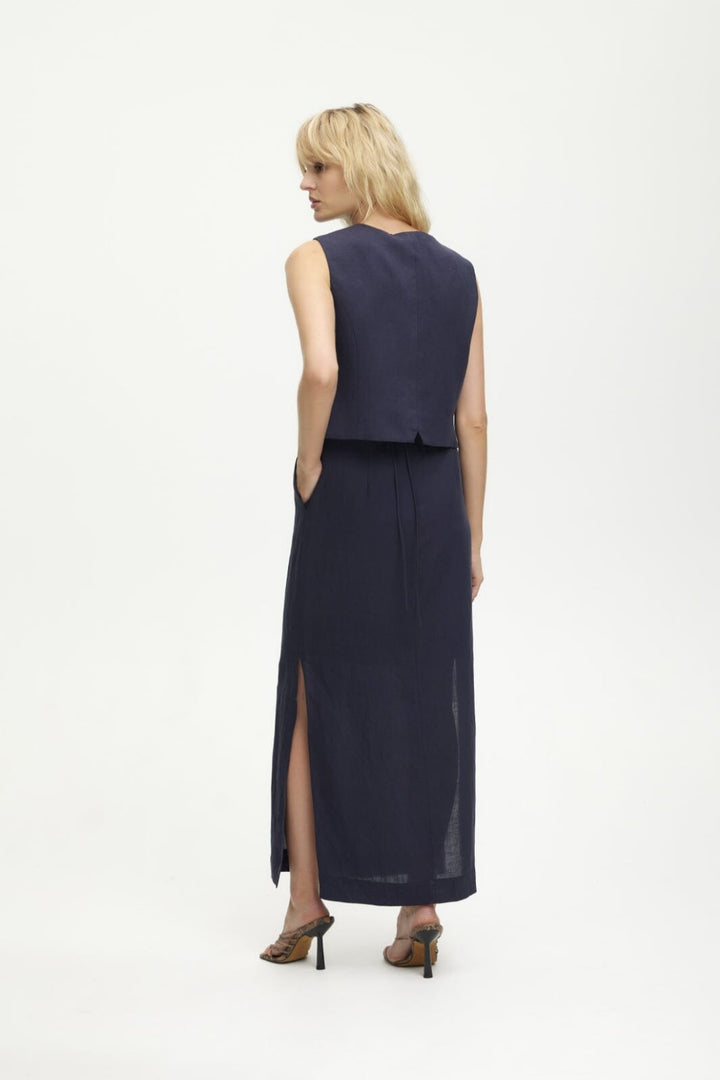 Gestuz - MalouGZ linen waistcoat - Seaborne Veste 