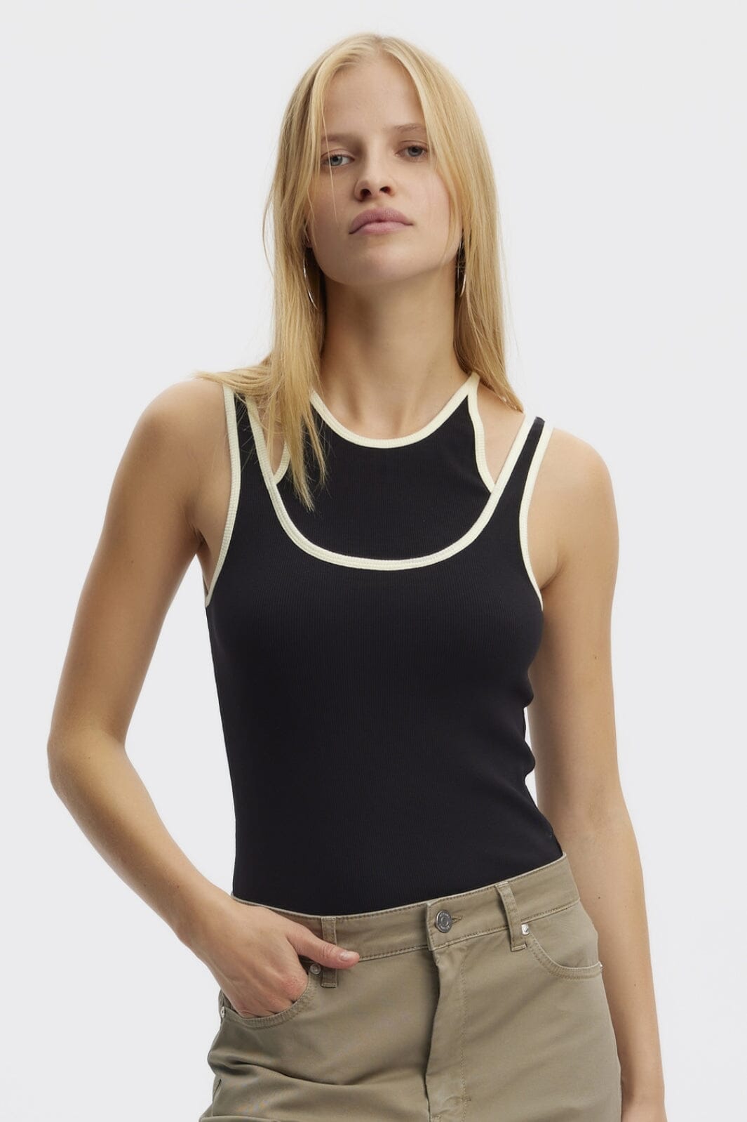 Gestuz - MiriGZ sl top - Black Toppe 