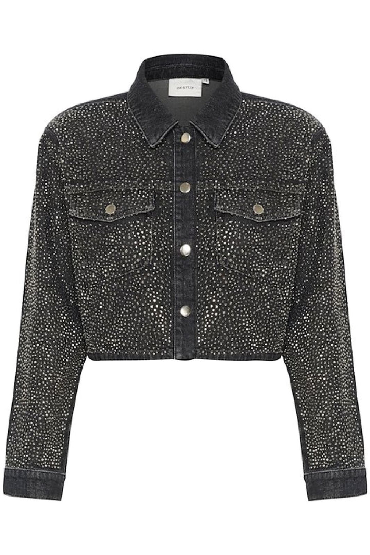 Gestuz - NadivaGZ jacket - Dark grey washed Jakker 
