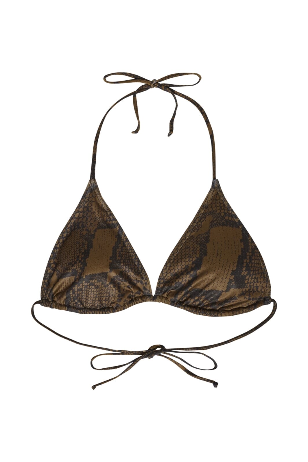Gestuz - PilGZ bikini top - Brown snake print Bikinier 