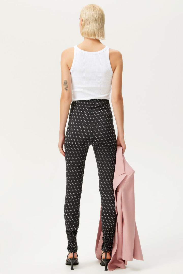 Gestuz - PiloGS Leggings - 102841 Black/White Logo Leggings 