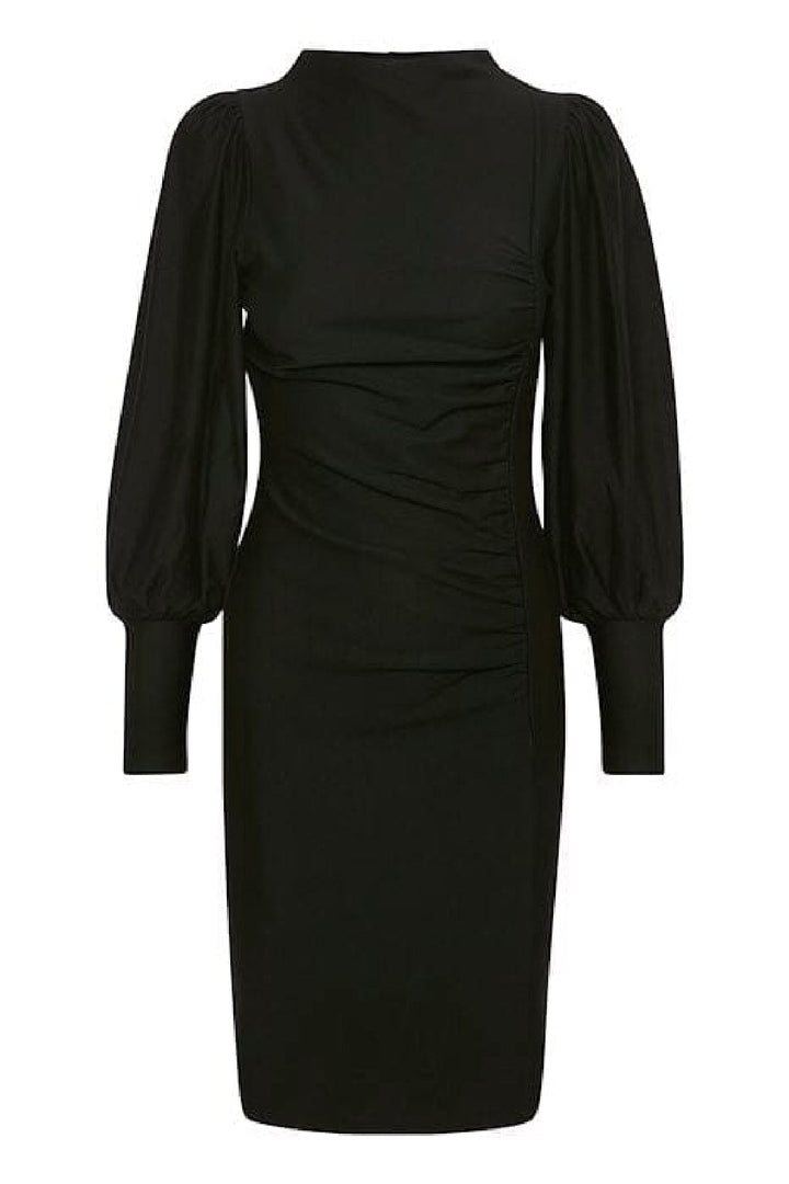 Gestuz - RifaGZ puff dress - Black Kjoler 