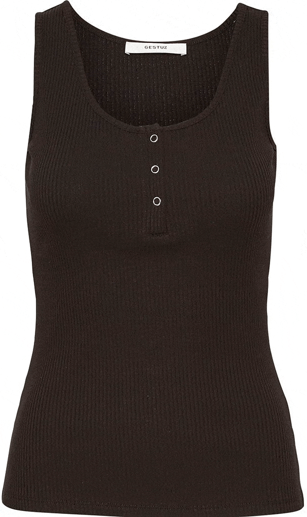 Gestuz - Rolla tank top - Sort Toppe 