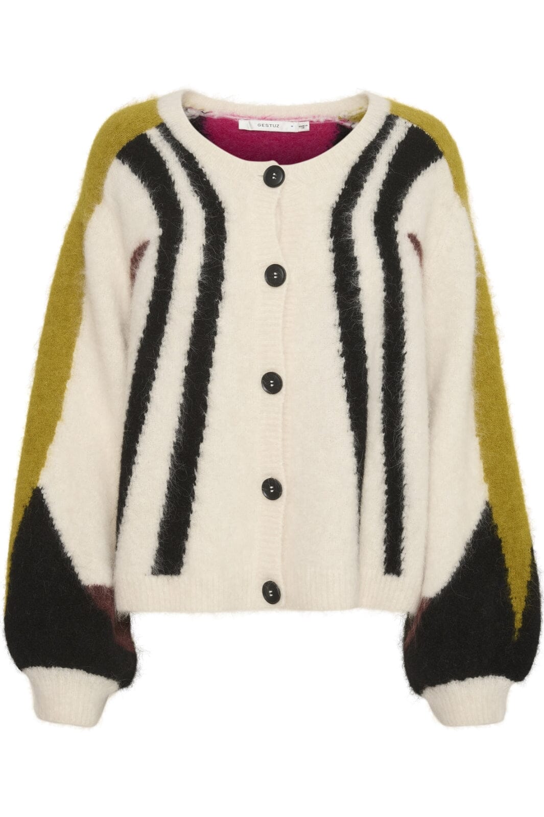 Gestuz - SafiGZ multi cardigan - Egret multi Cardigans 