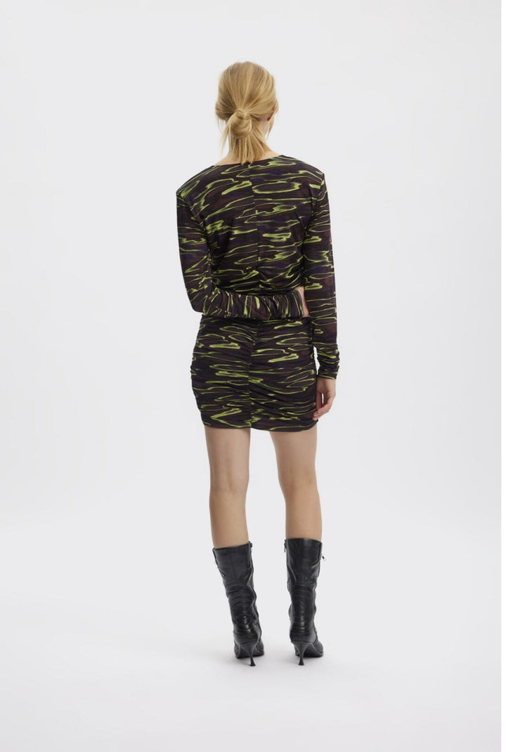 Gestuz - ShevyGZ p short dress - Yellow water Kjoler 