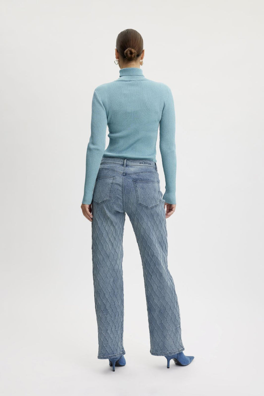 Gestuz - SilviGZ rollneck - Chromium Bluser 
