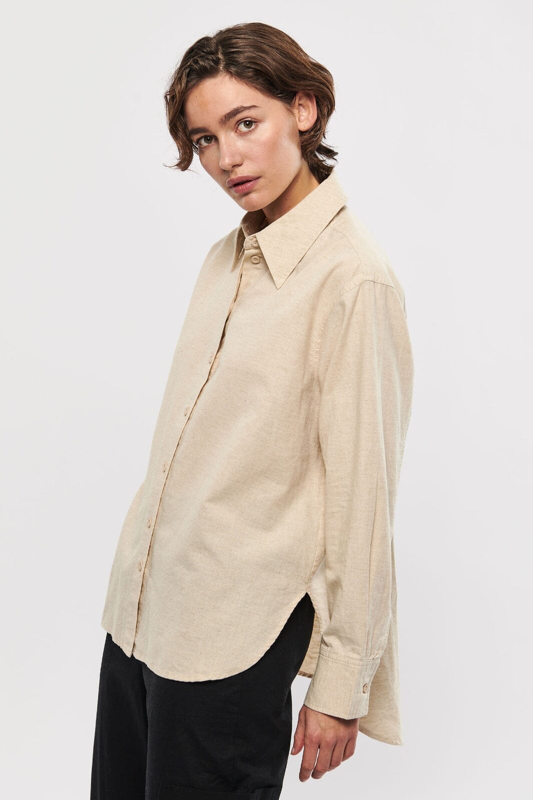 Global Funk - Abey-G - Natural Linen Skjorter 