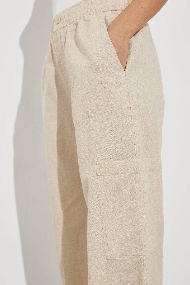 Global Funk - Lana Li-G - Natural Linen Bukser 