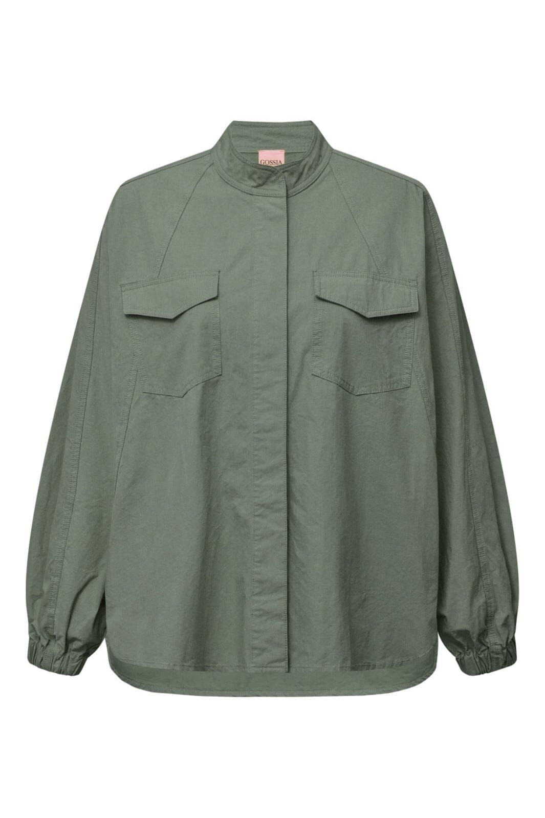 Gossia - BasmaGO Jacket Shirt - Dark Olive Jakker 