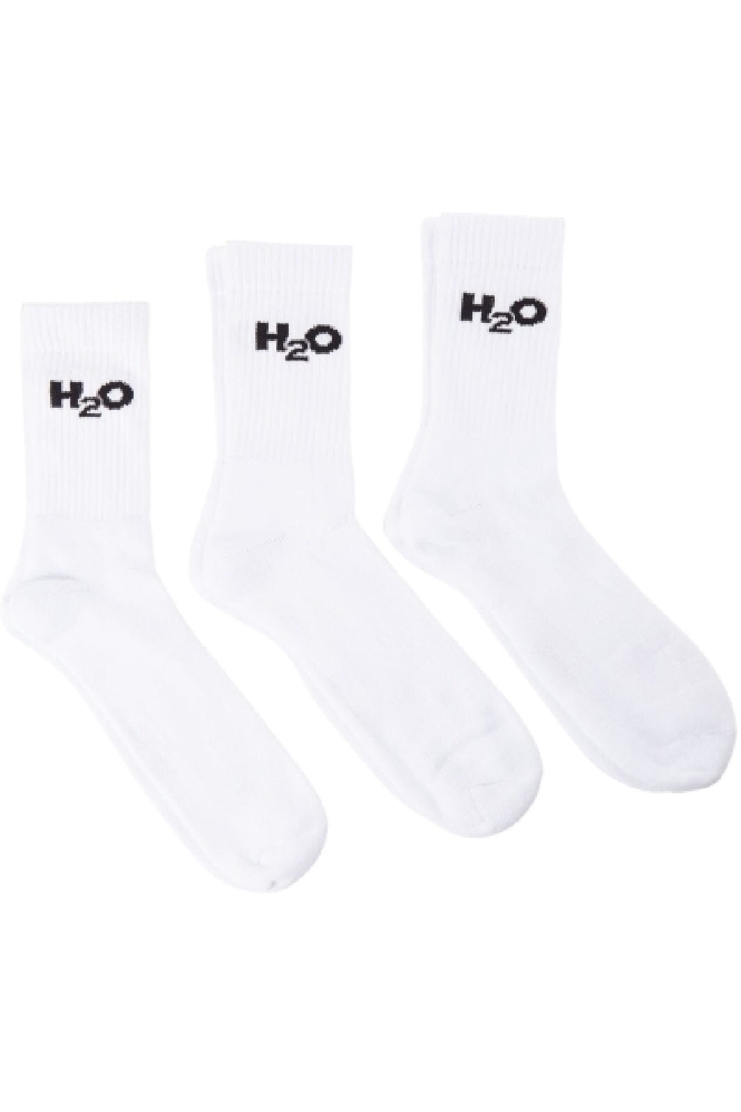 H2O - 3-Pack Sock - 1000 White Strømper 