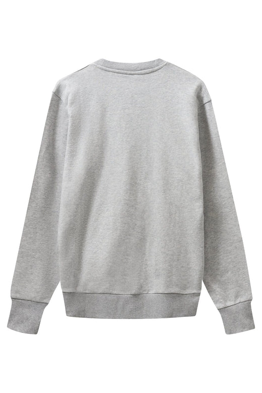 H2O - Logo Sweat O'Neck - 7620 Lt. Grey Mel/Black Sweatshirts 