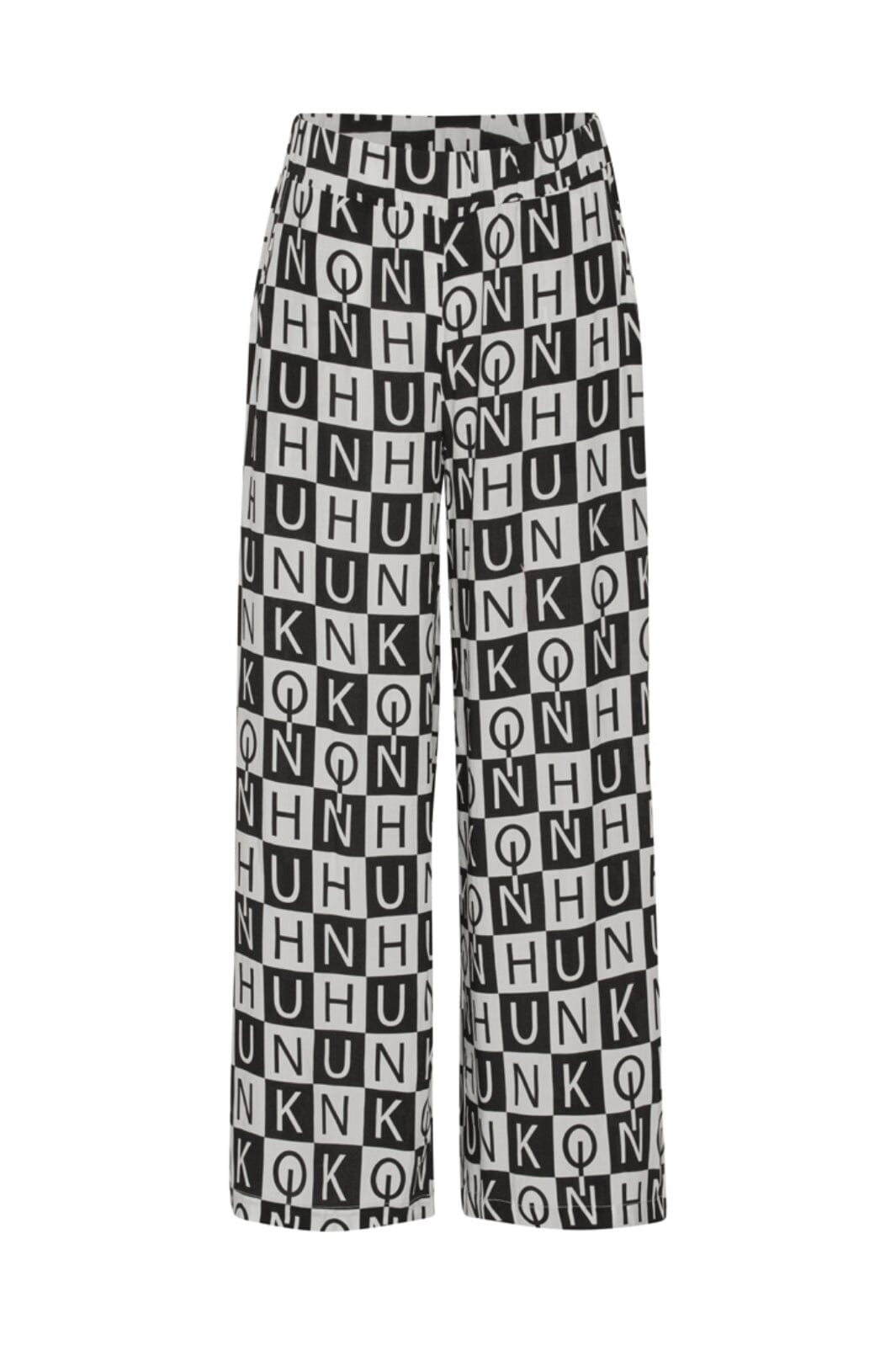 Hunkøn - Checkmate Trousers - Checkmate Art Print Bukser 