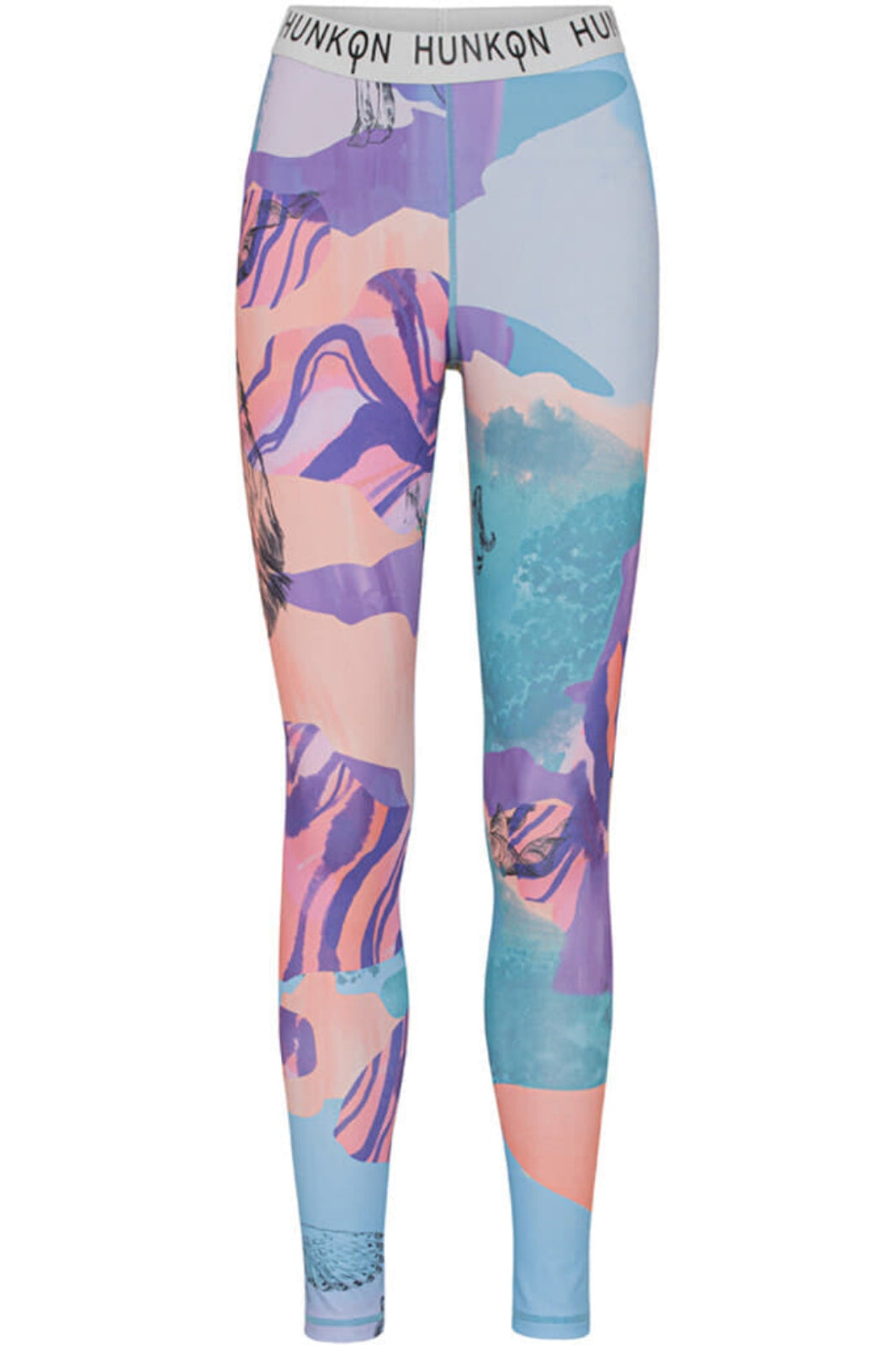 Hunkøn - Clara Leggings - Capricorn Sun Art Print Leggings 