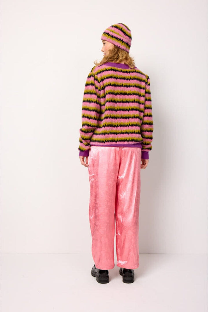 Hunkøn - Dakota Knit Blouse - Mix stripe Strikbluser 