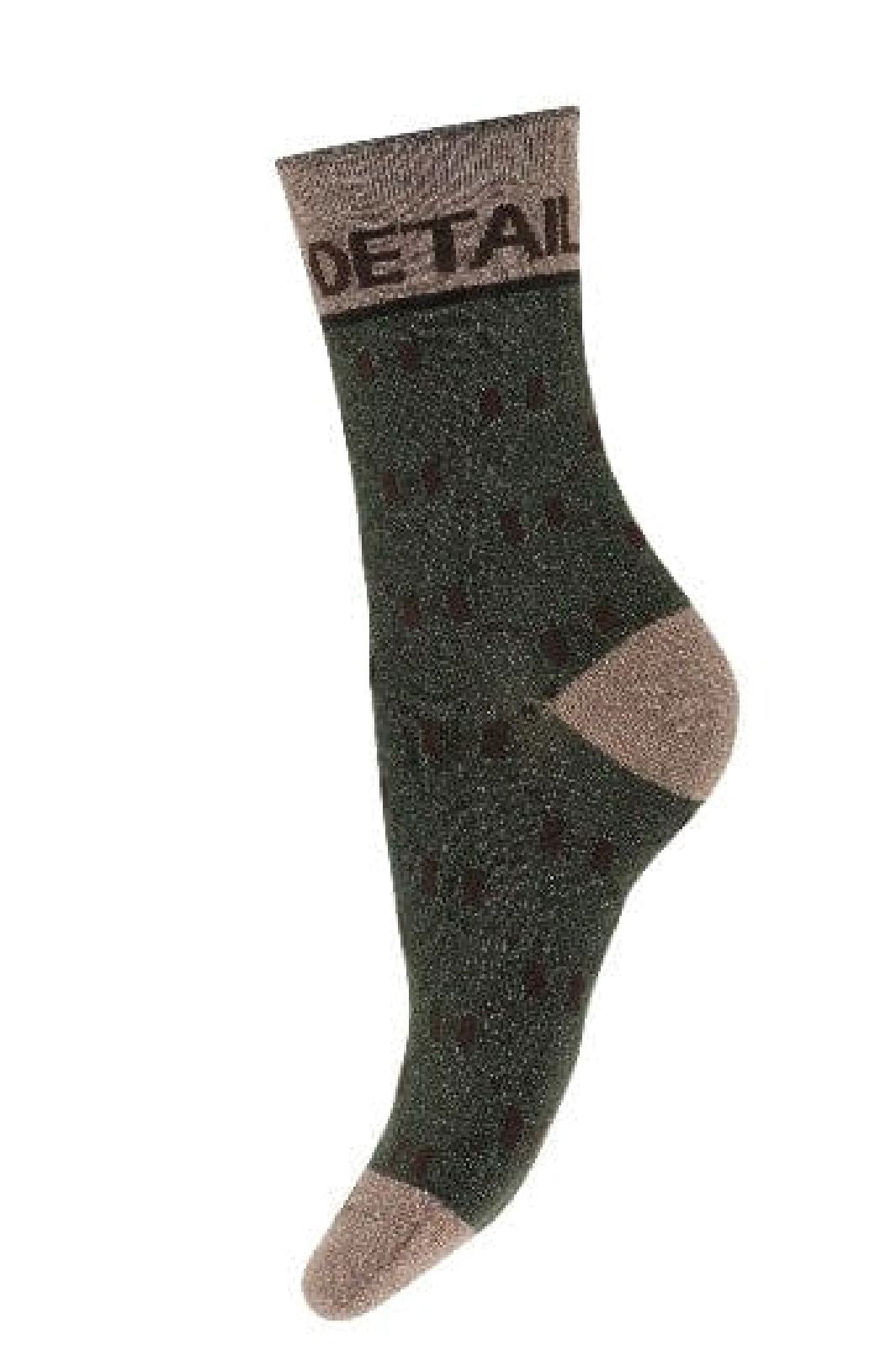 Hype The Detail - Fashion Socks - Green Logo Strømper 