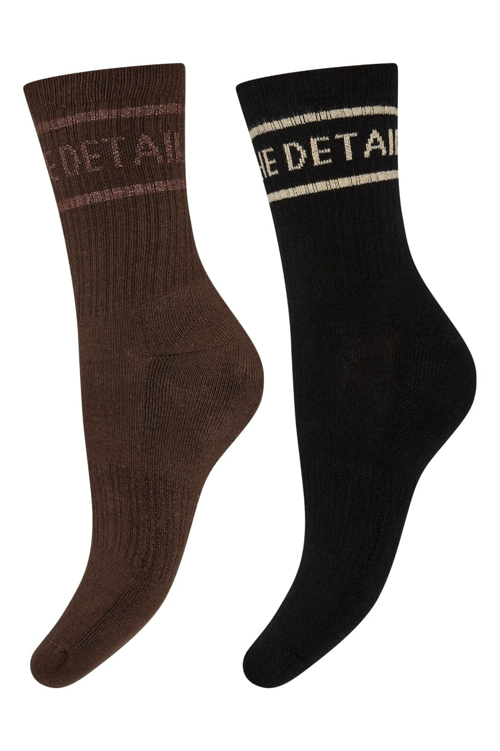 Hype The Detail - Tennis Sock 2-Pk - Brun Strømper 