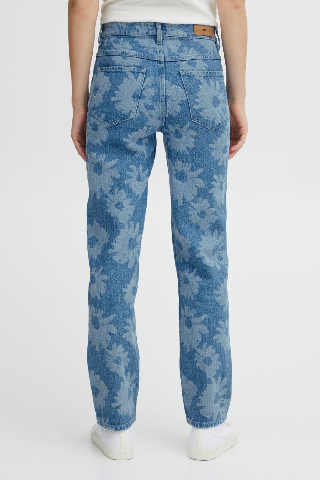 Ichi - Ihbetsie Nti Flower - Light blue Jeans 